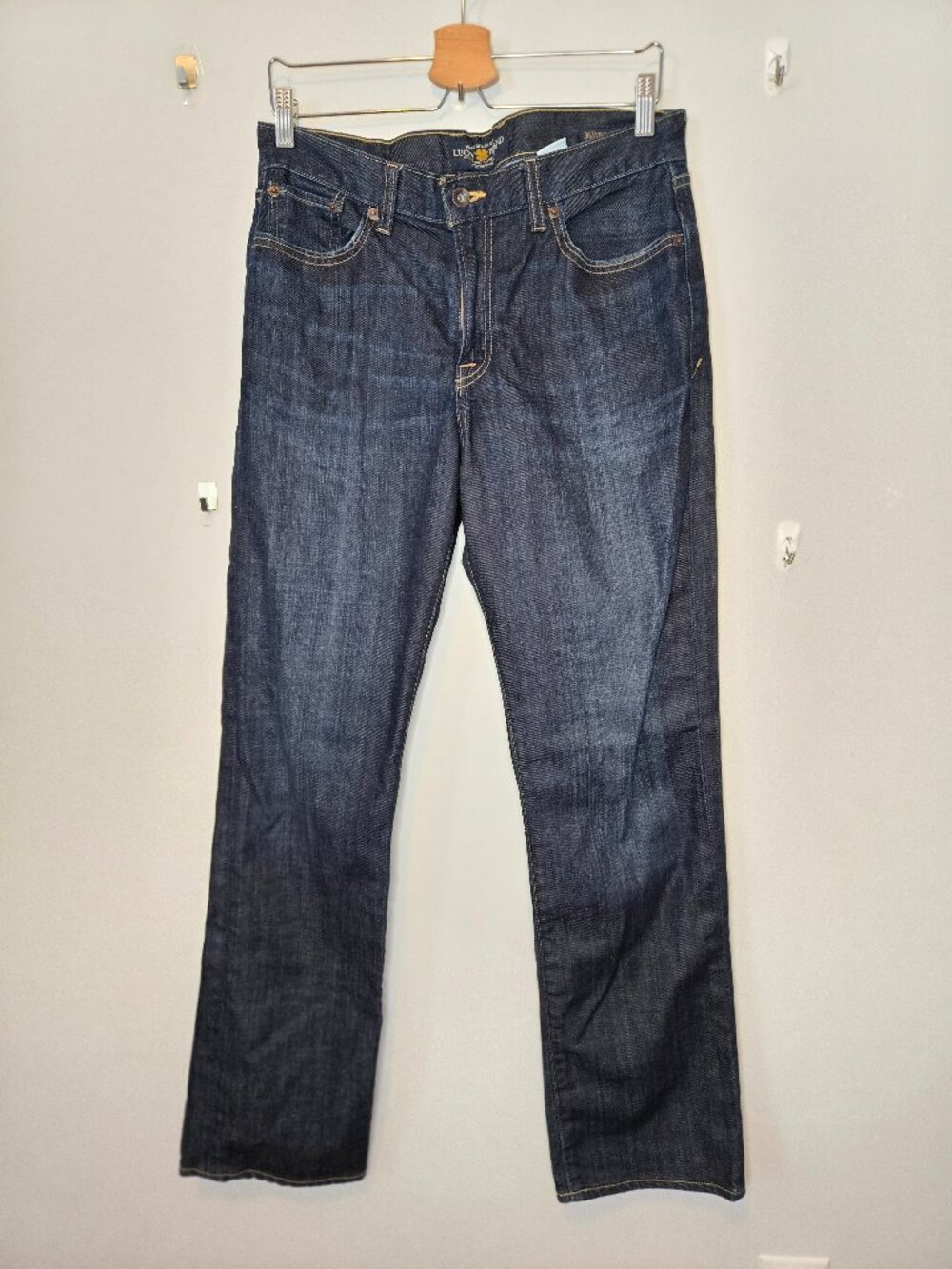 Lucky Brand 363 Vintage Straight Dark Wash Denim Jeans 31X32